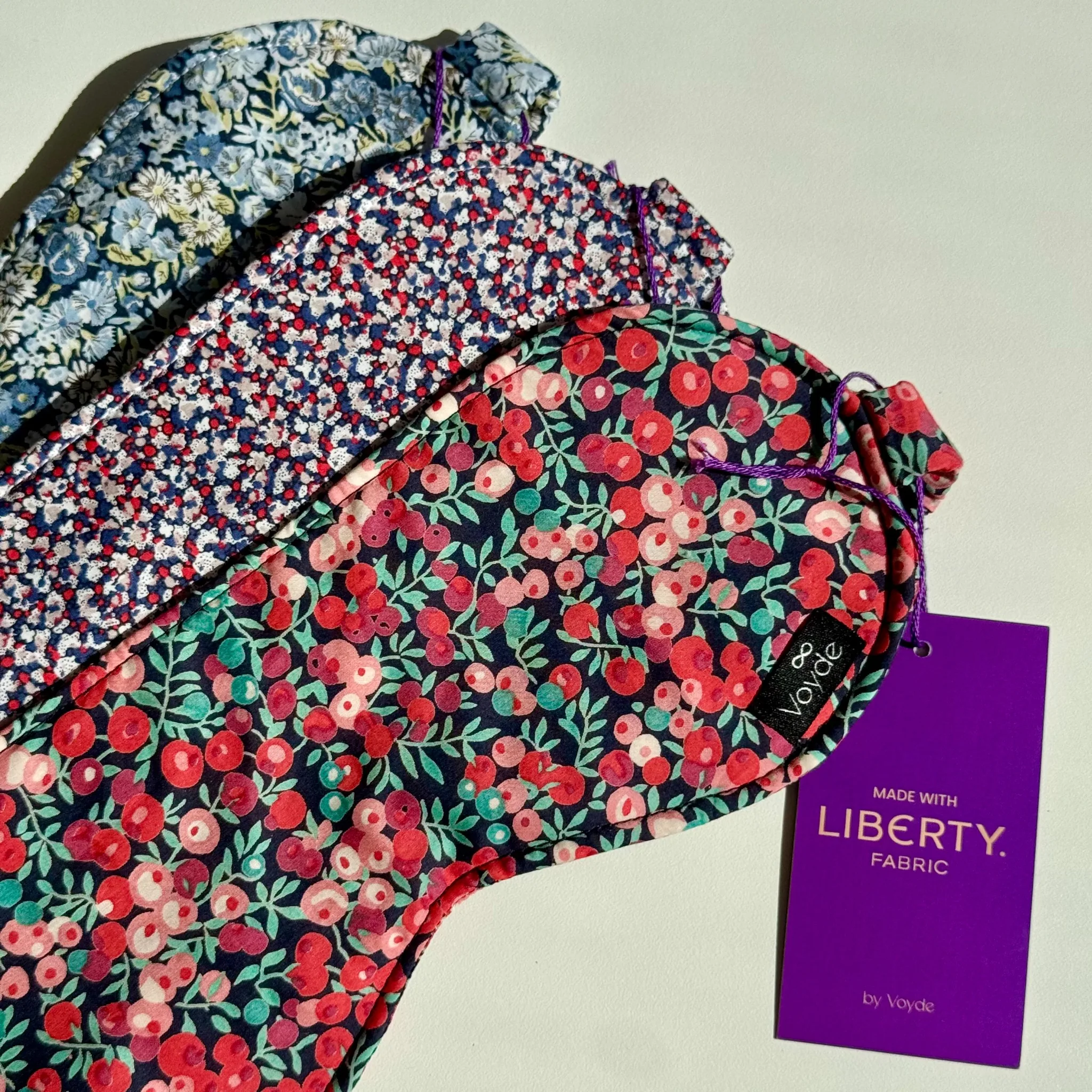 Voyde Liberty Tana Lawn Eye Masks in different patterns