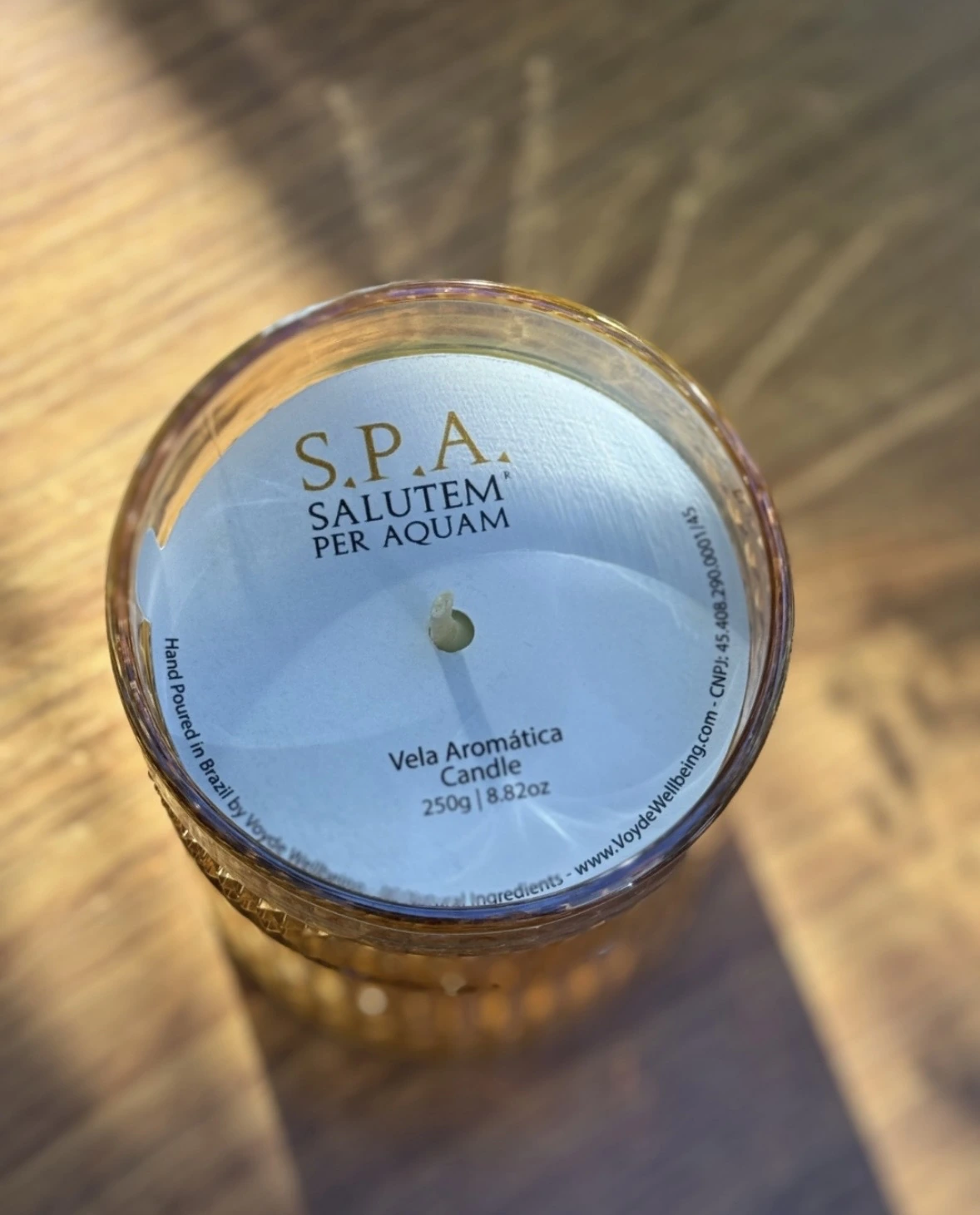 Vela Signature Scenting Voyde Wellbeing em ambiente de spa